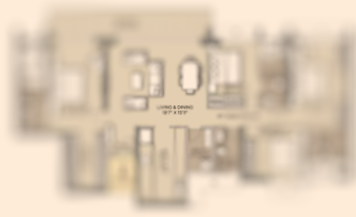 L&T Realty Sewri Project Nerul 4BHK Floor Plan